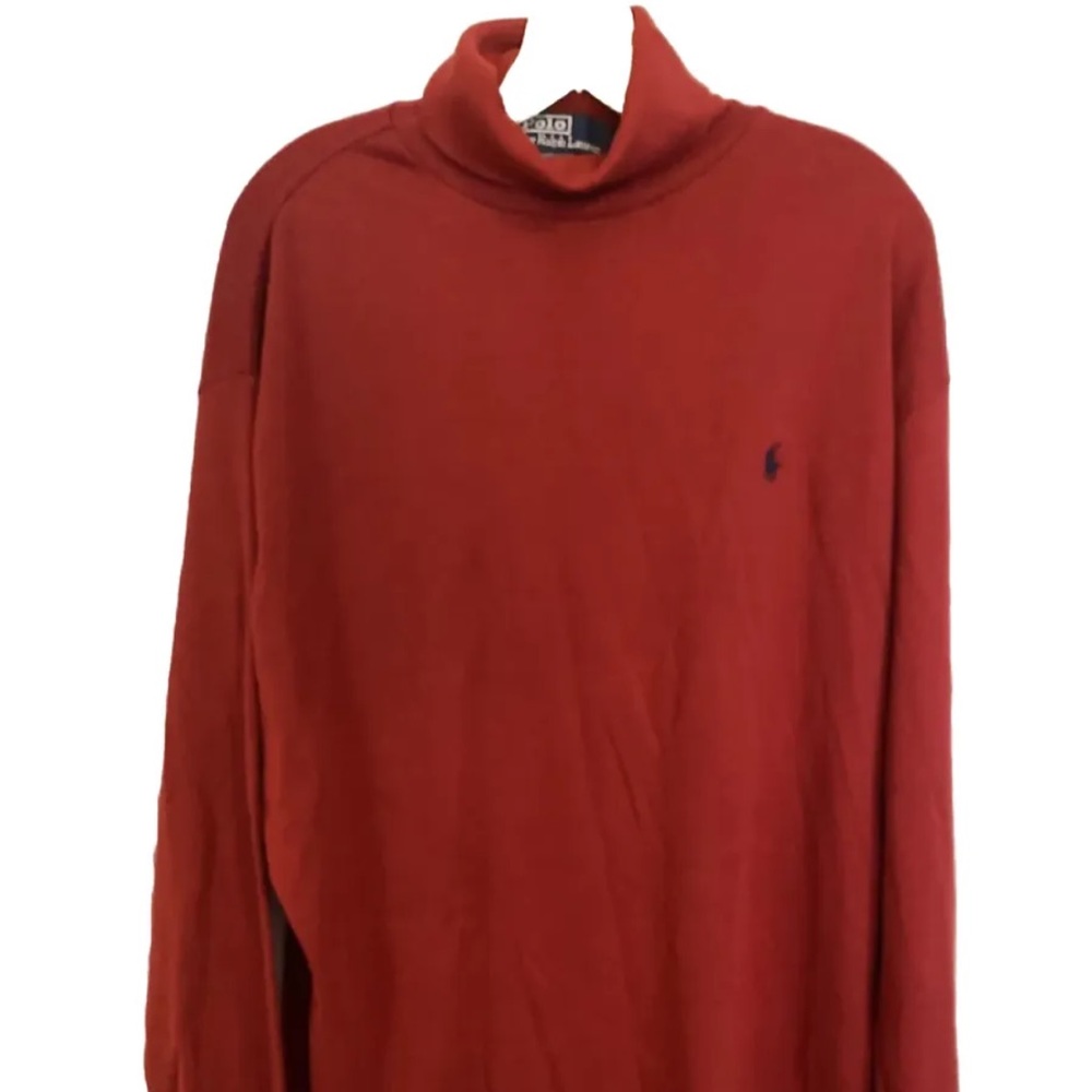 Poli Ralph lauren Men's Turtle Neck XL Maroon